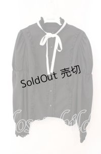 Eri Aino's Collection / シャーロットの水曜日ブラウス M クロ O-25-12-09-019-LO-BL-OW-OS