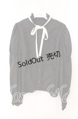 画像1: Eri Aino's Collection / シャーロットの水曜日ブラウス M クロ O-25-12-09-019-LO-BL-OW-OS