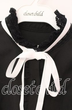 画像2: Eri Aino's Collection / シャーロットの水曜日ブラウス M クロ O-25-12-09-019-LO-BL-OW-OS