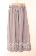 画像3: NieR CLOTHING / 刺繍入りワイドパンツ F ガオマル（グレー） O-25-12-09-022-PU-PA-OW-ZT520 (3)