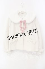 Amavel / Marshmallow Bunnyショートコート F シロ O-25-12-09-023-CA-CO-OW-OS