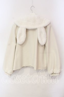 画像3: Amavel / Marshmallow Bunnyショートコート F シロ O-25-12-09-023-CA-CO-OW-OS