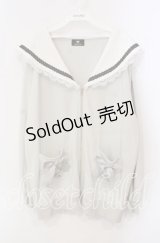Rojita / セーラーカラーパーカー F グレー（公式展開色ミント） O-25-12-09-024-LO-TO-OW-OS