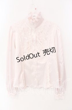 画像1: BABY,THE STARS SHINE BRIGHT / リボンミルフィーユブラウス【お直し有り】  ピンク O-25-12-09-003-BA-BL-OW-OS