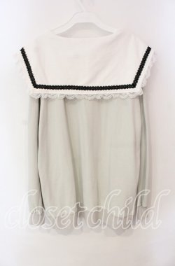 画像3: Rojita / セーラーカラーパーカー F グレー（公式展開色ミント） O-25-12-09-024-LO-TO-OW-OS