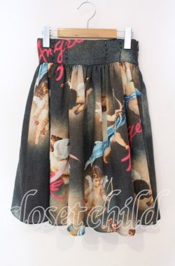 画像1: MILK / Angelスカート  ブラックベース O-25-12-09-025-ML-SK-OW-OS