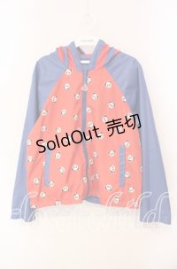 Candy Stripper / ペペptリバーシブルパーカー  ブルー×レッド O-25-12-09-026-PU-TO-OW-ZT1217U