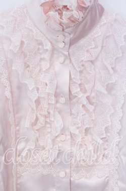 画像2: BABY,THE STARS SHINE BRIGHT / リボンミルフィーユブラウス【お直し有り】  ピンク O-25-12-09-003-BA-BL-OW-OS