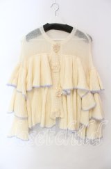 Candy Stripper / ROSE SHEER KNIT CARDIGAN　カーデイガン  アイボリー O-25-12-09-027-PU-TO-OW-OS