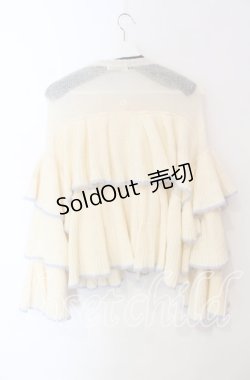 画像3: Candy Stripper / ROSE SHEER KNIT CARDIGAN　カーデイガン  アイボリー O-25-12-09-027-PU-TO-OW-OS