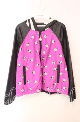 Candy Stripper / ペペptリバーシブルパーカー  クロ×パープル O-25-12-09-028-PU-TO-OW-OS