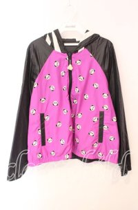 Candy Stripper / ペペptリバーシブルパーカー  クロ×パープル O-25-12-09-028-PU-TO-OW-OS
