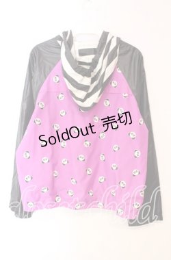 画像3: Candy Stripper / ペペptリバーシブルパーカー  クロ×パープル O-25-12-09-028-PU-TO-OW-ZT1217U