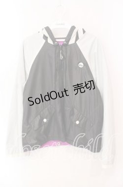 画像4: Candy Stripper / ペペptリバーシブルパーカー  クロ×パープル O-25-12-09-028-PU-TO-OW-ZT1217U