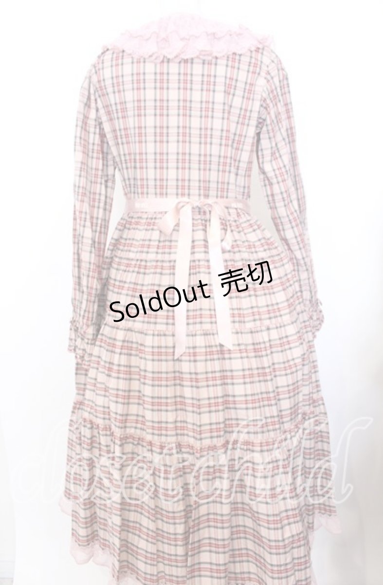 画像3: PINK HOUSE / PINK HOUSE×misako aoki チェックワンピース  ピンク O-25-12-10-003-LO-OP-OW-OS (3)