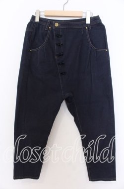 画像1: Franche Lippee / 5つリボンパンツ S ネイビー O-25-12-10-041-LO-PA-OW-OS