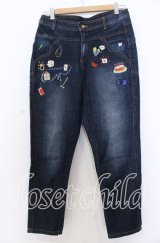 Franche Lippee / 刺繍入りデニムパンツ S インディゴ O-25-12-10-042-LO-PA-OW-OS
