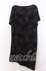 画像2: ALTER VENOMV / ワイドUネックロングTシャツ M ブラック O-25-12-10-043-PU-TS-YM-ZT519 (2)