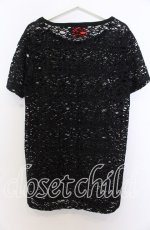 画像2: ALTER VENOMV / オパールダメージメッシュBIG Tシャツ  ブラック O-25-12-10-044-PU-TS-YM-ZT519 (2)