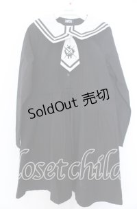 NieR Clothing / セーラーワンピース F ブラック×ホワイト O-25-12-10-051-PU-OP-OW-OS