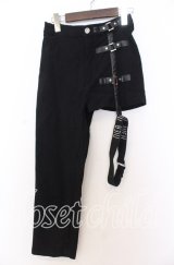 NieR Clothing / アシメショートパンツ F ブラック O-25-12-10-054-PU-PA-OW-OS