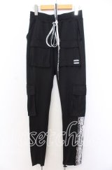 BACKSTAGE PASS / ROADIE(ローディー)カーゴジャージパンツ 1 ブラック O-25-12-10-056-PU-PA-YM-OS