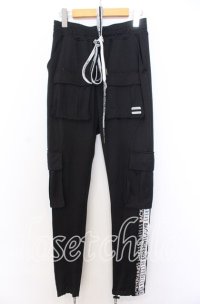 BACKSTAGE PASS / ROADIE(ローディー)カーゴジャージパンツ 1 ブラック O-25-12-10-056-PU-PA-YM-OS