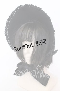 画像1: Innocent World / プリシラボンネット  クロ O-25-12-10-060-IW-AC-OW-OS