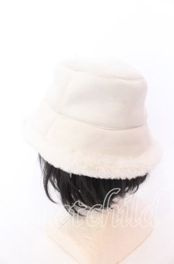 画像2: Candy Stripper / ECO MOUTON BUCKET HAT  アイボリー O-25-12-10-061-PU-AC-IG-OS