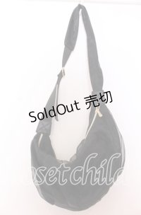 m petit by misako / AMチュールリボンショルダーバッグ  クロ O-25-12-10-068-LO-BG-OW-OS