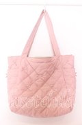 m petit by misako / リボンキルトトートバッグ  ピンク O-25-12-10-069-LO-BG-OW-OS