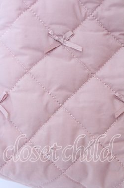 画像2: m petit by misako / リボンキルトトートバッグ  ピンク O-25-12-10-069-LO-BG-OW-OS