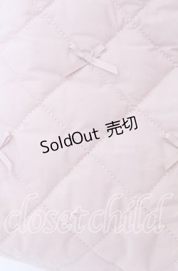 画像2: m petit by misako / リボンキルトトートバッグ  ピンク O-25-12-10-069-LO-BG-OW-OS