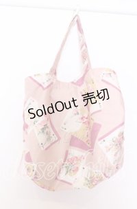 JESUS DIAMANTE / Diamante フレンズ Bag バッグ  トランプ薔薇柄ピンク O-25-12-10-070-JE-BG-IG-OS