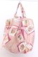 画像2: JESUS DIAMANTE / Diamante フレンズ Bag バッグ  トランプ薔薇柄ピンク O-25-12-10-070-JE-BG-IG-OS (2)