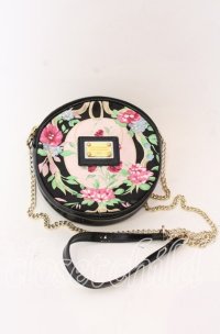 JESUS DIAMANTE / バロックコロンバッグ  オーナメント柄クロ O-25-12-10-071-JE-BG-IG-OS