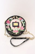 画像1: JESUS DIAMANTE / バロックコロンバッグ  オーナメント柄クロ O-25-12-10-071-JE-BG-IG-ZT150 (1)