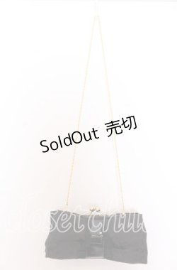 画像2: JESUS DIAMANTE / ジャガードリボンポシェット  クロジャガード O-25-12-10-072-JE-BG-IG-OS