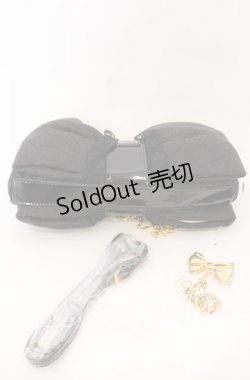 画像3: JESUS DIAMANTE / ジャガードリボンポシェット  クロジャガード O-25-12-10-072-JE-BG-IG-OS