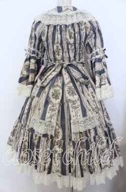 画像4: metamorphose / アンティークブーケ姫袖ワンピース  クラシックブルー O-25-12-10-005-ME-OP-IG-OS