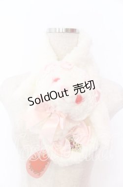 画像1: BABY,THE STARS SHINE BRIGHT / うさくみゃマフラー  シロ O-25-12-10-076-BA-BG-OW-OS