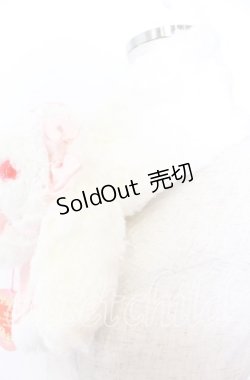 画像2: BABY,THE STARS SHINE BRIGHT / うさくみゃマフラー  シロ O-25-12-10-076-BA-BG-OW-OS