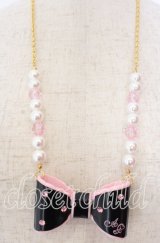 Angelic Pretty / ドリームリボンネックレス  クロ O-25-12-10-079-AP-AC-OW-OS
