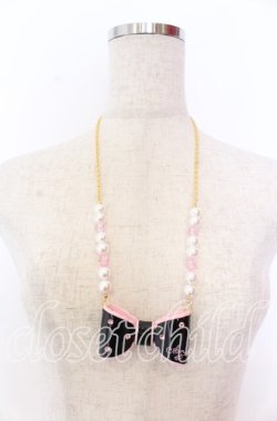 画像2: Angelic Pretty / ドリームリボンネックレス  クロ O-25-12-10-079-AP-AC-OW-OS