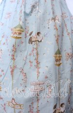 画像3: PINK HOUSE / メリーゴーラウンドプリントミディワンピース  サックス O-25-12-10-006-LO-OP-IG-OS (3)