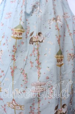 画像3: PINK HOUSE / メリーゴーラウンドプリントミディワンピース  サックス O-25-12-10-006-LO-OP-IG-OS