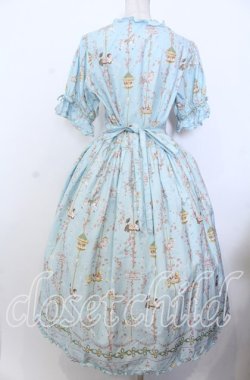 画像4: PINK HOUSE / メリーゴーラウンドプリントミディワンピース  サックス O-25-12-10-006-LO-OP-IG-OS