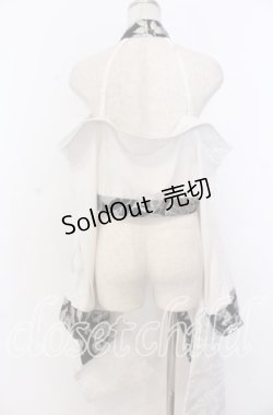 画像3: Qutie Frash / チャイナオフショル着物カーデ  シルバー O-25-12-10-008-QU-TO-OW-OS