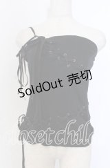 BPN / レースアップベアトップ M ブラック O-25-12-10-010-GO-TO-OW-OS