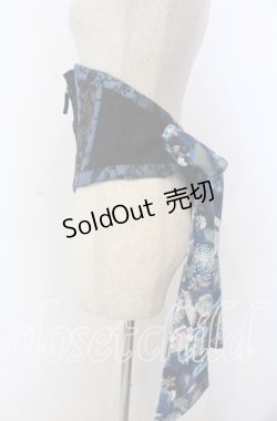 画像2: Qutie Frash / チャイナボタンリボンコルセット  ブルー O-25-12-10-011-QU-TO-IG-OS